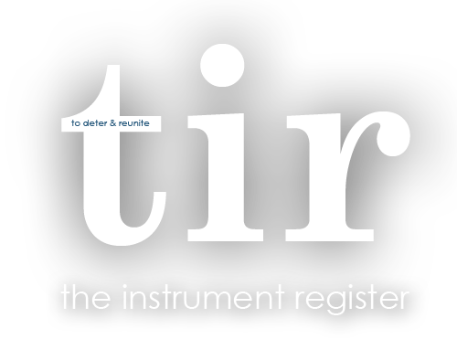 The Instrument Register - Cost effective, theft deterant and identification technologies to help protect your precious instruments